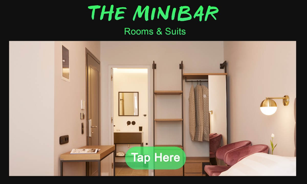 Minibar menu